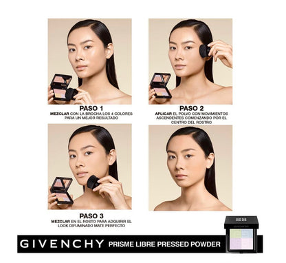 Polvo Compacto traslúcido Givenchy Prisme Libre 03 Rosé Voile