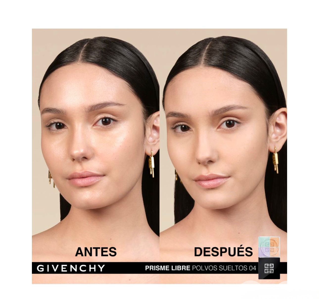 Polvo traslúcido Givenchy Prisme Libre 04 Mousseline Acidulée