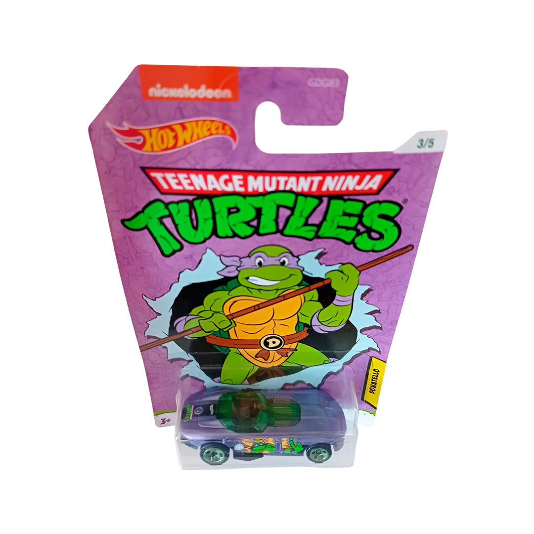 Hot Wheels Teenage Mutant Ninja Turtles TMNT - Vehículo de Juguete para niños