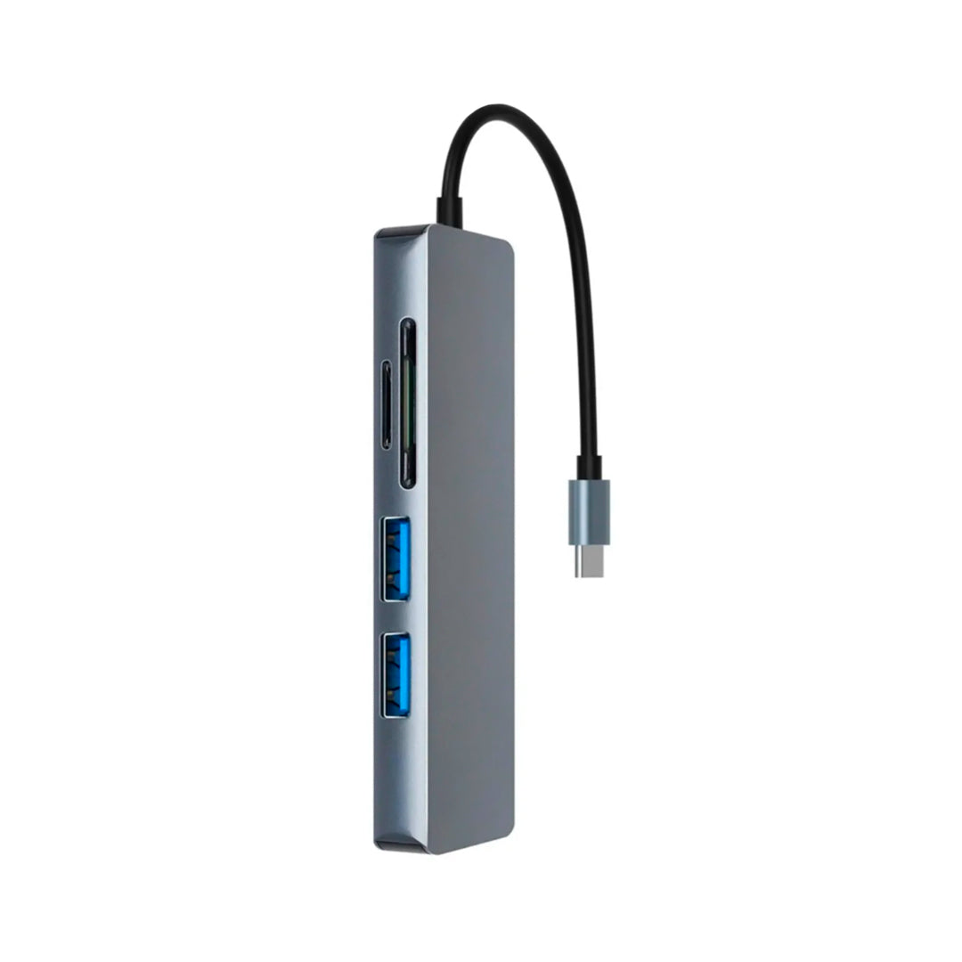 Hub Adaptador Tipo C 6 En 1, Usb-c